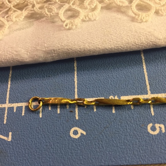 ANTIQUE 24k SOLID YELLOW GOLD BRACELET 🌸TV🌸6K - Picture 5 of 7